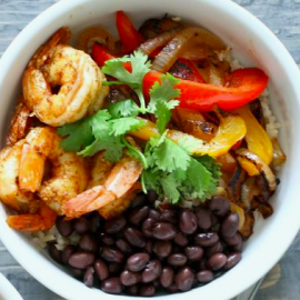 Shrimp fajita Bowl