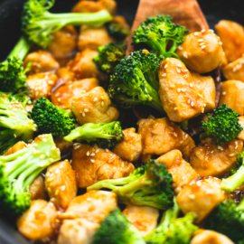 Peanut Chicken and Broccoli