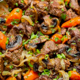 Pot Roast with with Caramelized Onions and Carrots